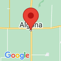 Map of Algona, IA US